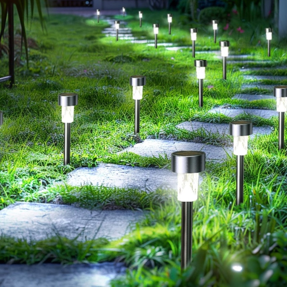 Solar stake lights, set 4